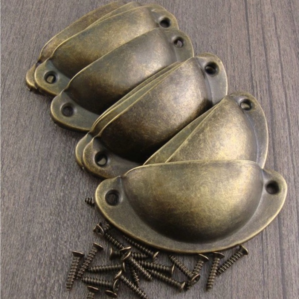 Brass Plated Cup Pull Handles